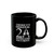 2A America's Original Homeland Security - 11oz Black Mug