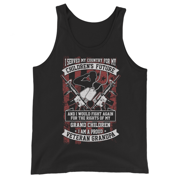 Veteran Grandpa - Unisex Tank Top