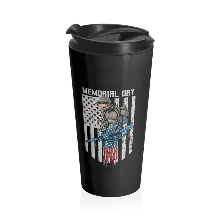Happy Memorial Day - Stainless Steel Travel Mug
