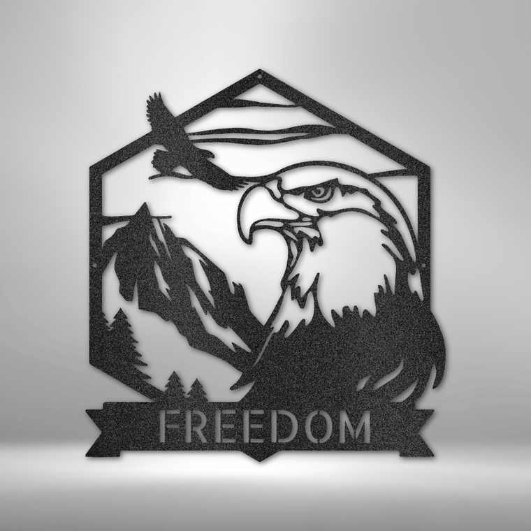 Freedom Eagle - Steel Sign