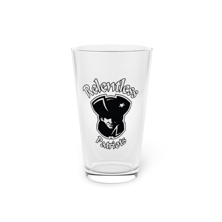 Official Relentless Patriots - 16oz Pint Glass