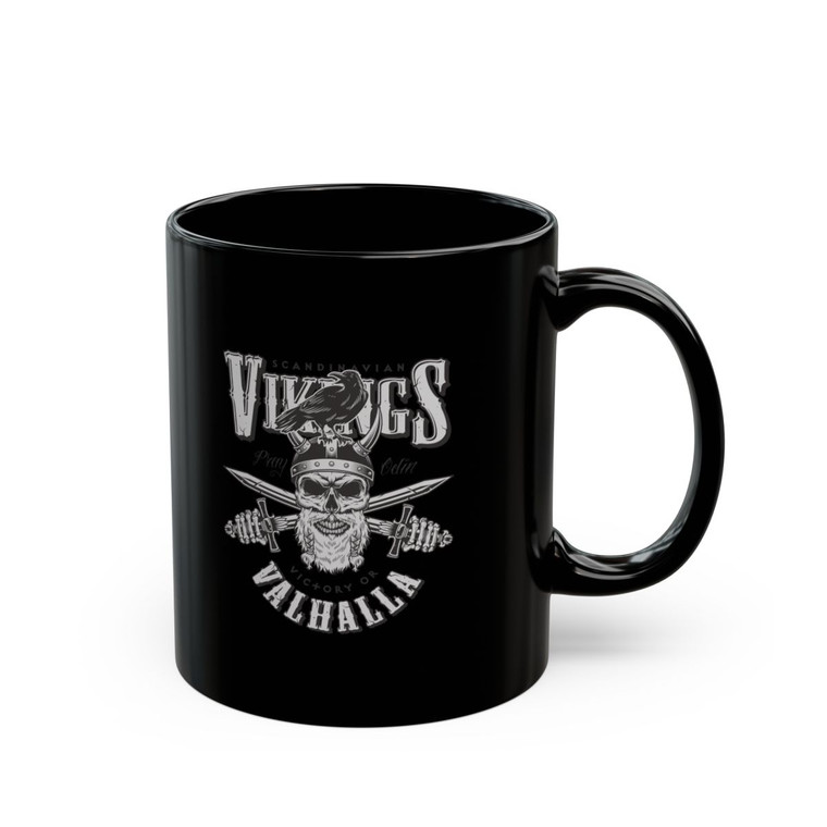 Vikings 2 - 11oz Black Mug