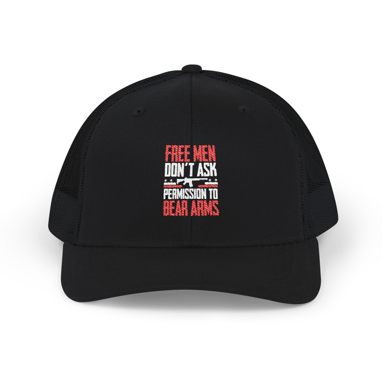 Free Men Don't Ask Permission - Snapback Trucker Cap