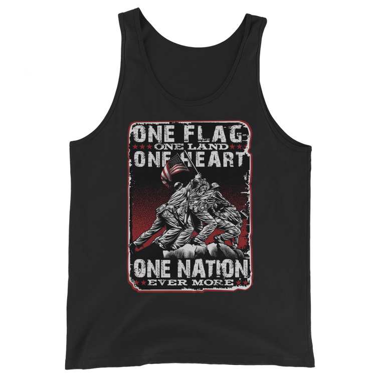 One Flag, One Land, One Heart, One Nation - Unisex Tank Top