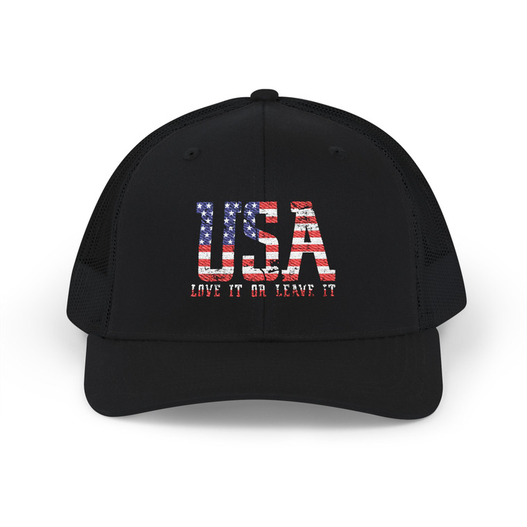 USA Love It Or Leave it - Snapback Trucker Cap