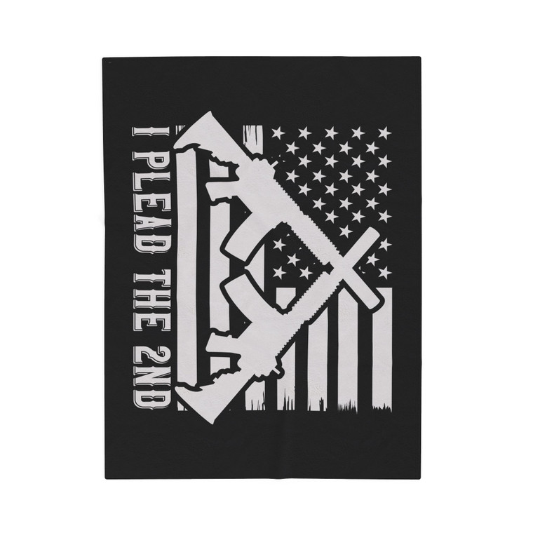 I Plead The 2nd - Plush Blanket