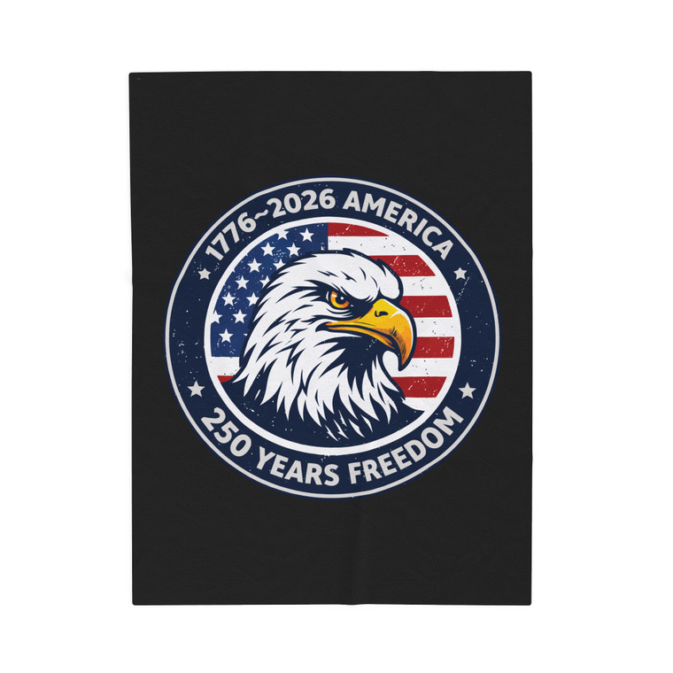 250 Years Of Freedom 3 - Plush Blanket