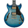 Ibanez AM93QM Artcore Expressionist - Jet Blue Burst