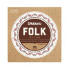 D'Addario EJ32C Folk Nylon Strings w/ Ball Ends - Silver