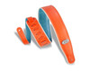Levy's M26VCP 2 3/4" Reversable Vinyl Guitar Strap - Orange and Teal