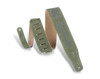 Levy's MS26CK 2 1/2" Suede Leather Guitar Strap Embossed Celtic Knot - Green