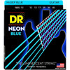 DR Strings NBE-10 Hi-Def Neon Blue K3 Coated Electric Guitar Strings 10-46