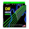 DR Strings NGE-10 Hi-Def Neon Green K3 Coated Electric Guitar Strings 10-46