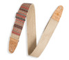 Levy's 2" Hemp Guitar Strap w/ Hemp Pocket - Ikat Design