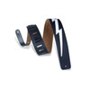 Levy's DM2-BLK 2 5" Lightning Bolt Leather Guitar Strap - Black