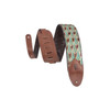 Levy's M4WP-004 3" Embossed Leather Guitar Strap - Arrowhead Turquoise
