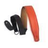 Levy's MRHGS-ORG 2.5" Garment Leather Guitar Strap - Orange