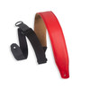 Levy's MRHGS-RED 2.5" Garment Leather Guitar Strap - Red