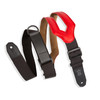 Levy's MRHSS-RED Garment Leather Guitar Strap - Red