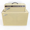 Vintage 1962 Brownface Fender Bandmaster 40W 2x12 Piggyback Amp