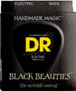 DR Strings BKB5-45 Black Beauties Coated 5-String Bass Strings Medium 45-125