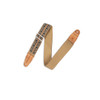 Levy's MH8P-007 2" Vegan Hemp Guitar Strap - Berry & Taupe