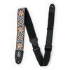 Levy's MRHHT-13 2" Jacquard Weave Guitar Strap - Yellow and White Floral