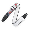 Levy's MPD2-116 Polyester Guitar Strap - Cherry Blossoms & Snow