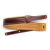 Taylor Ascension 2.5" Leather Guitar Strap - Cordovan/Black/Butterscotch