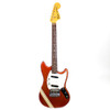 Vintage 1972 Fender Mustang Competition Electric Guitar Red Finish