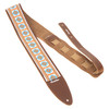 Souldier Torpedo 2.5" Guitar Strap - "Pillar" Orange and Turquoise
