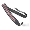 Souldier Torpedo 2.5" Guitar Strap - "Fillmore" Red and White