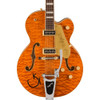 Gretsch G6120TGQM-56 Quilt Classic Chet Atkins - Roundup Orange Stain Lacquer