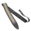 Souldier Torpedo 2.5" Guitar Strap - "Tulip Rooftop Lennon" Gold Flower Pattern