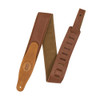 Levy's MGS80CS 2.5" Padded Garment Leather Guitar Strap - Tan & Sand
