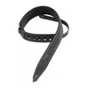 Levy's Carving Leather Guitar Strap 2" Padded Black