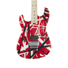 EVH Striped Series Left Handed Maple - Red Black and White Stripes