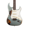 Used Fender Custom Shop 1965 Stratocaster Relic - Firemist Silver on 3-Color Sunburst