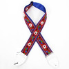 Souldier "Edelweiss" Blue & White Flower Pattern 2" Guitar Strap