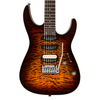 Charvel Pro-Mod Plus Dinky DK24 HSS 2PT EB QM - Amber Tiger Eye