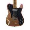 Used Fender Custom Shop Telecaster Custom Super Heavy Relic - Aged Firemist Gold with Aged Burgundy Mist Burst