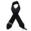 Souldier Plain Seatbelt 3" Bass Guitar Strap Black with Black Ends