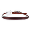 Levy's M37 Carving Leather Guitar Strap 5/8" with 2" Movable Pad Burgundy - ccm01