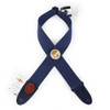 Levy's MSSC8PSP Cotton Guitar Strap 2" Navy Camo with Peace Sign - ccm01