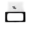 TV Jones Pickup Surround Mounting Short Neck in Black with Screws