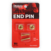 D'Addario PWEP302 Metal Guitar Strap Buttons in Gold