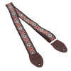 Souldier "Cabernet" Wine Pattern 2" Guitar Strap with Burgundy Ends
