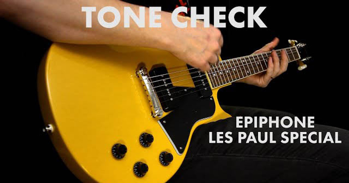 TONE CHECK: Epiphone Les Paul Special