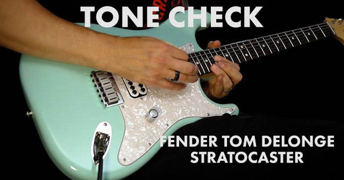 TONE CHECK: 2023 Fender Tom Delonge Stratocaster