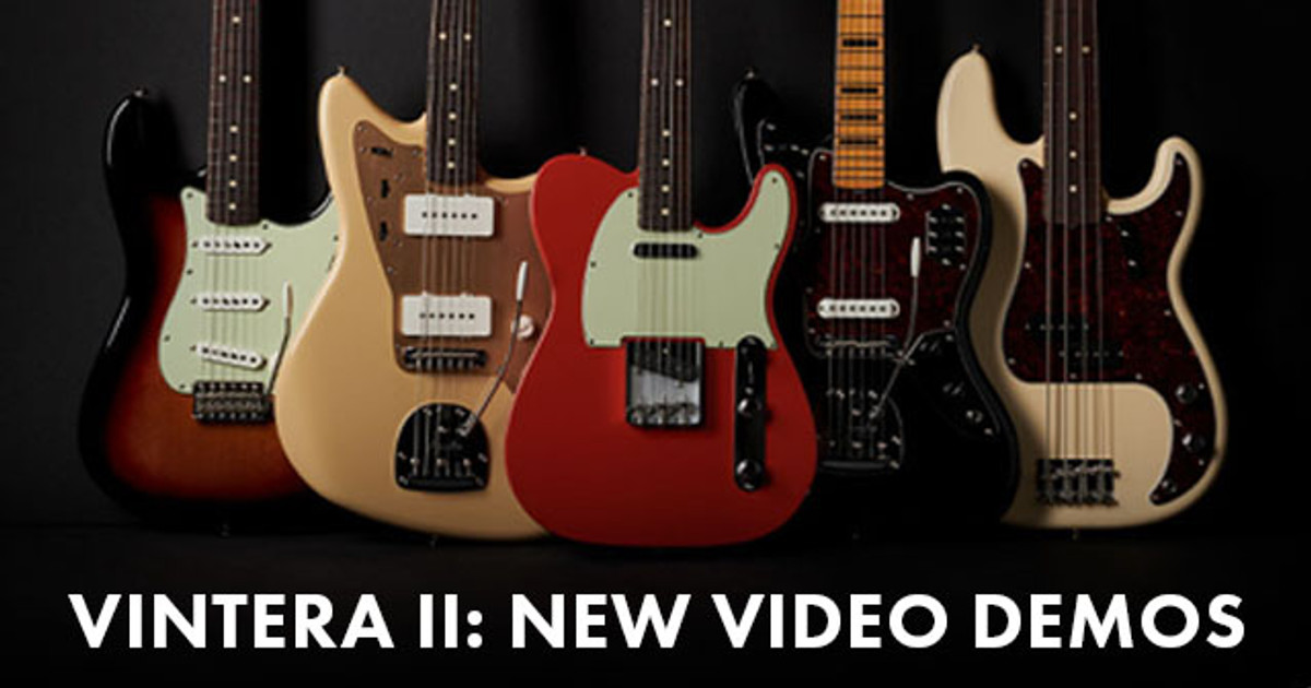 Fender Vintera II: New Video Demos